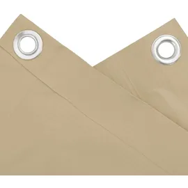 vidaXL Seitenmarkise 75 x 600 cm Beige Oxfordgewebe