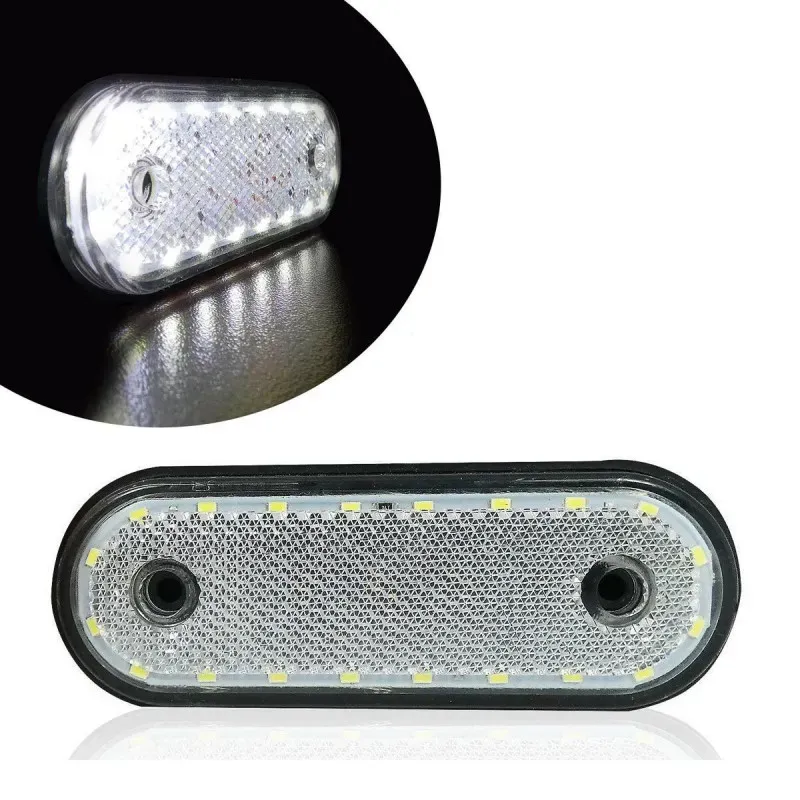 Weißes LED-Positionslicht, 20 LEDs - 24 V