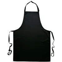 PORTWEST Baumwoll-Latzschürze, Größe: Einheitsgröße, Farbe: Schwarz, S840BKR