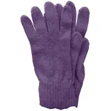 Mississhop 381 Feinstrick Kaschmir-Gemisch Beanie Mütze Slouch/XXL Schal/Handschuhe Violett Einheitsgroesse Handschuhe