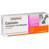 Ratiopharm Cetirizin-ratiopharm bei Allergien 10 mg Filmtabl.