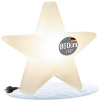 8 seasons DESIGN LED Weihnachtsstern Kunststoff Ø 60 cm wetterfest