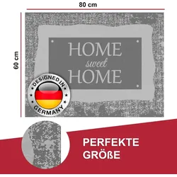 Valia Home Fußmatte 40x60 cm Schmutzfangmatte rutschfest Innen & Außen