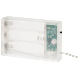 IDENA Lichterkette 50 LED Micro silber