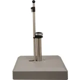 Liro Sonnenschirmständer Alu-Vario K 50 kg Aluminium Grau Graphit
