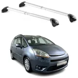 Aurilis Dachträger Gepäckträger für Citroen C4 Picasso 2007-2013 5 tür Alu Grau 2x ABE