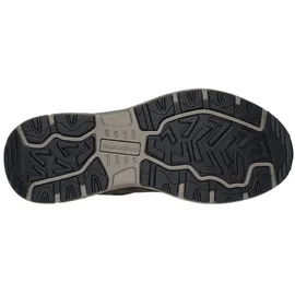 SKECHERS Herren Oak Canyon Consistent Winner Slip-InTurnschuhe, Brown Leather/Textile/Synthetic/Black Trim, 43 EU