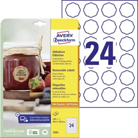 Avery Zweckform Etiketten 5084 weiß 40,8 x 40,3 mm