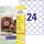 Avery Zweckform Etiketten 5084 weiß 40,8 x 40,3 mm