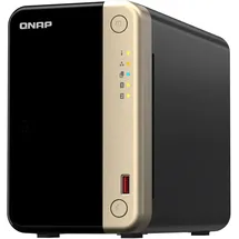 QNAP TS-264 Leergehäuse Schwarz/Rot