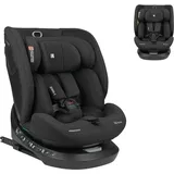 Kikkaboo i-Size Kindersitz i-Hike (40-150 cm) Isofix, 360° drehbar, verstellbar schwarz - Schwarz