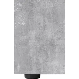 INOSIGN Wohnwand INOSIGN "Sorano", weiß (weiß matt, weiß hochglanz lack, beton, optik), Kastenmöbel-Sets, Wohnwand, Kompaktwohnwand mit viel Stauraum