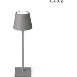 Faro Outdoor LED Tischleuchte TOC 380 2W, 3000K, IP54, grau FAR-70777