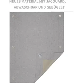 Woltu Thermorollo Dachfenster 57 x 100 cm grau
