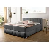 Guido Maria Kretschmer Home & Living Guido Maria Kretschmer Home&Living Boxbett »Chelles«, inkl. Topper und Bettkasten grau