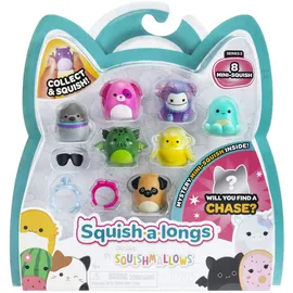 squish-a-longs Minifiguren 8er Pack, Set Series 2, Style 1, 2.5 cm