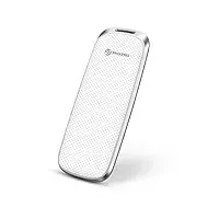 PHIXERO P10PRO Externe Tragbare NVMe SSD 1TB, Bis zu 1050MB/s, USB 3.2 Gen2, Inklusive 2-in-1 USB C Kabel, Externe Festplatte Portable SSD für iPhone 15/16 PRO/Android/Mac, Weiß
