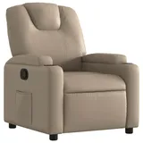 vidaXL Relaxsessel 50 x 97 x 74,1 cm Cappuccino-Braun mit Liegeposition