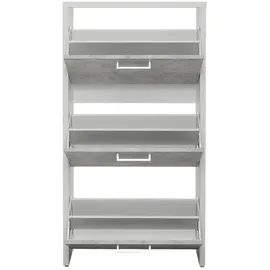 Möbel Kraft Anfo 64 x 119 x 24 cm grau