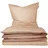 Renforcé sand/taupe 135 x 200 cm + 80 x 80 cm