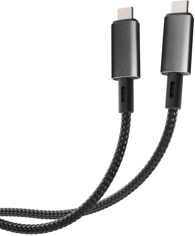 64011 10 Gbit/s Stecker USB C auf USB C bis 100 W 1 m  (Schwarz)