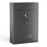 Wiltec Briefkasten Schwarz