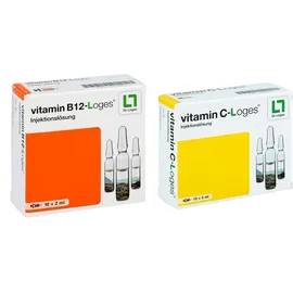 Dr. Loges Vitamin C + Vitamin B12 Injektionslösung Ampullen