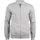 Clique Premium Bio-Baumwoll Sweatjacke Herren 95 - grau meliert S