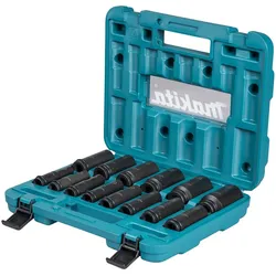 Makita Steckschlüssel Set 14-teilig 1/2 Zoll KFZ-Schlagnuss-Set Koffer E-16586