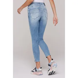 Soccx Damen, Jeans MI:RA slim fit, Mid Blue, 29 - 29W