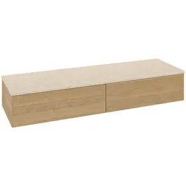Villeroy & Boch Antao Sideboard 160 x 50 x 50 cm Honey Oak / Botticino