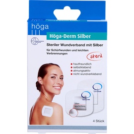 Höga-Pharm G.Höcherl Höga-Derm Silber steril Wundver. m Silberbeschich