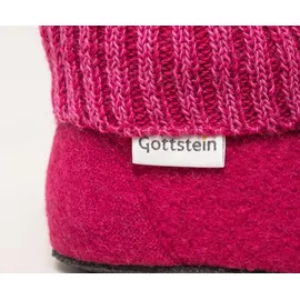 Gottstein Alpine Boot FE Hüttenschuh Hausschuh mit optimaler Passform, Rutschfeste Sohle, Temperaturausgleichende Eigenschaften - Pink - 22