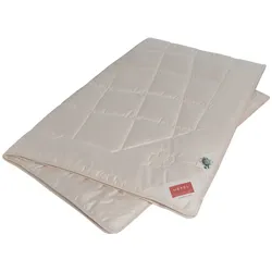 Hefel Sommerbettdecke »Bio-Linen, VEGAN«, leicht, (1 St.) Hefel natur B/L: 140 cm x 200 cm