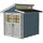 Weka Gartenhaus 226 2,05 x 2,09 m grau