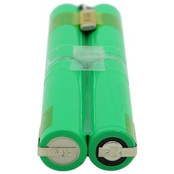 Akku passend für Ideal Networks PUS T4991DV Akkupack NiMH 4,8V 2100mAh L2x2 Mignon AA mit Lötfahnen