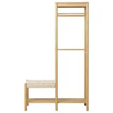 VCM Ember Garderobenset 39 x 14 x 0 cm braun