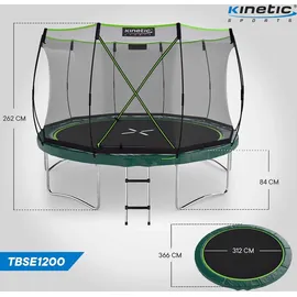 Kinetic Sports Bungee Safety Elite 366 cm inkl. Sicherheitsnetz grün