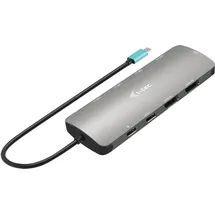 iTEC i-tec USB-C Metal Nano 2x Display Docking Station + Power Delivery 100W