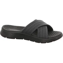 SKECHERS GO WALK FLEX SANDAL - IMPRESSED Schwarz Sandal Gr. 42