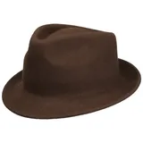 LIPODO Trilby Hut unifarben braun M (56-57 cm)