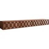 DeLife Lowboard Fevo 220 cm Akazie Braun 4 Türen schwebend