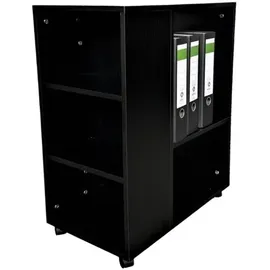 Jet-Line Druckertisch Büro mit Rollen Druckerständer Leon schwarz Jet-Line