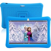 Tablet für Kinder, 10 Zoll RAM 4 GB/64 GB, Google-, Tablet Android 11, WLAN, Kindersicherung, Kinderbereich, mit stoßfester Hülle (blau)