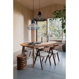 ZUIVER Twist 185/240 x 76 x 90 cm Walnuss