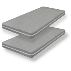 Betten-ABC Poly Duo - Komfortschaummatratzen, 90 x 200 cm, im Doppelpack, 2 Matratzen