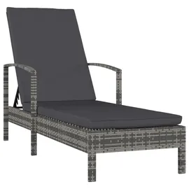 furnicato Sonnenliege 68 x 0 x 0 cm Grau