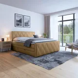 MID.YOU Boxspringbett Porto ca. 180x200 cm Beige