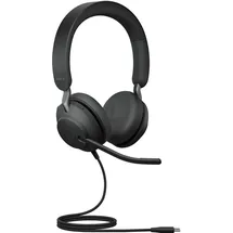 JABRA Evolve2 40 SE UC Stereo - Headset - On-Ear