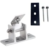 RANRAO Solarmodul-Halterung Zubehör, Konsole PV Elevation mit Winkel Drehbares Aluminiumprofil 15°-30°, PV Halterung Verstellbare Flachdachbefestigung